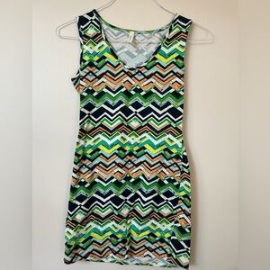 Mini dress-multi coloured